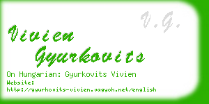 vivien gyurkovits business card